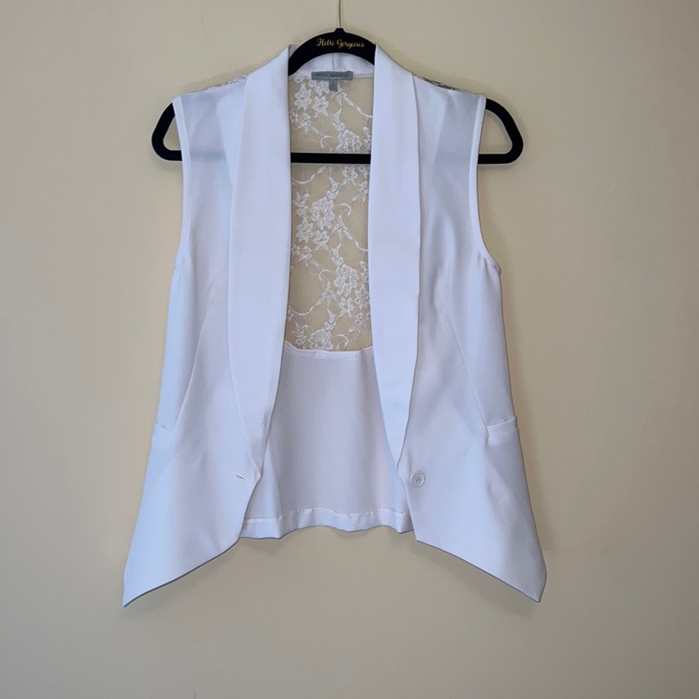 Charlotte Russe White Vest Size S